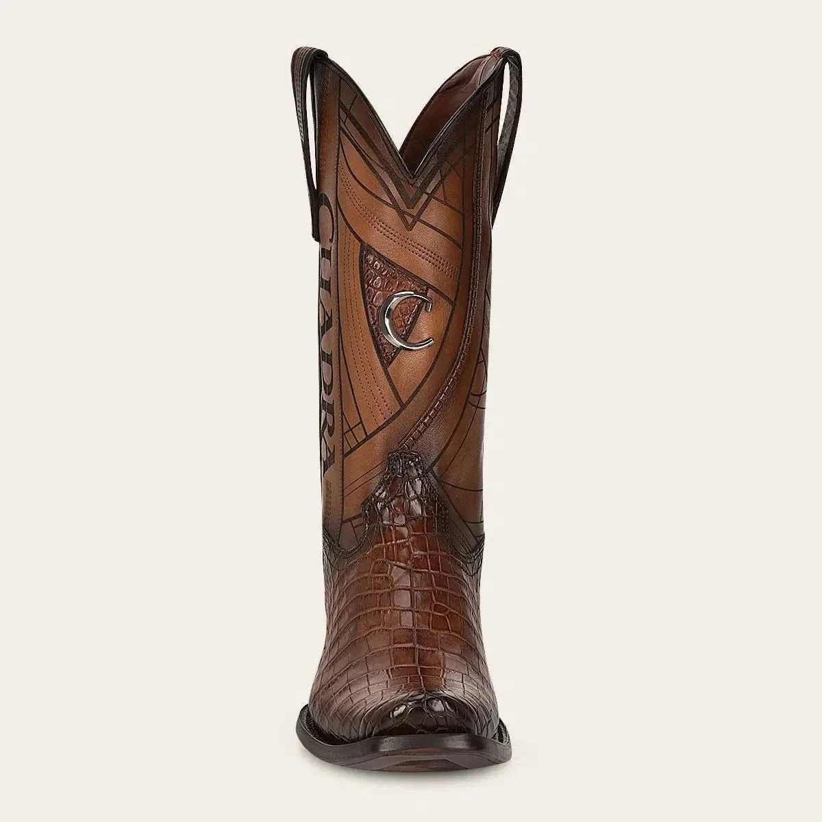 1J2PMB - Cuadra brown western cowboy moreleti leather boots for men