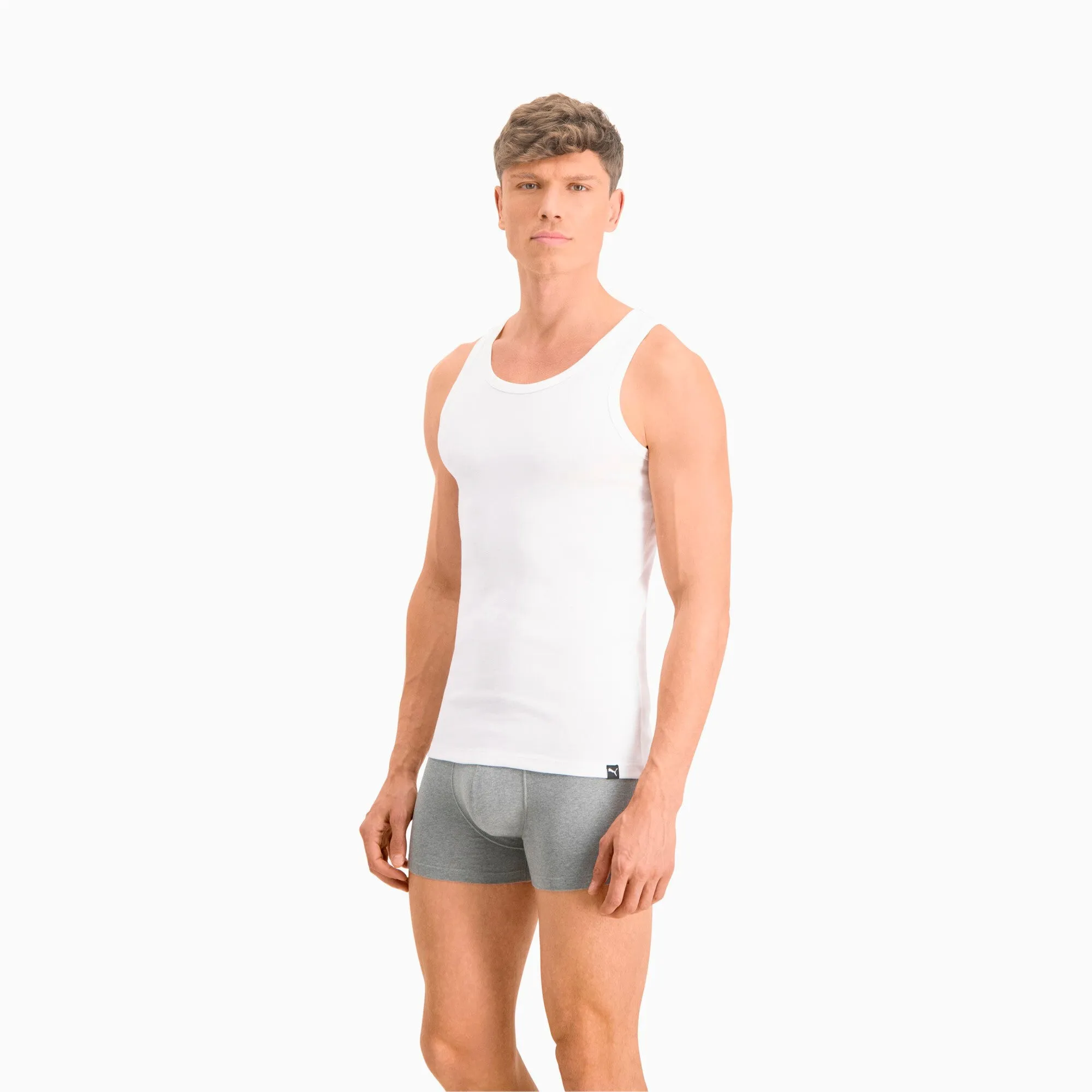 2 Pack Everyday Comfort Cotton Stretch Tanktops