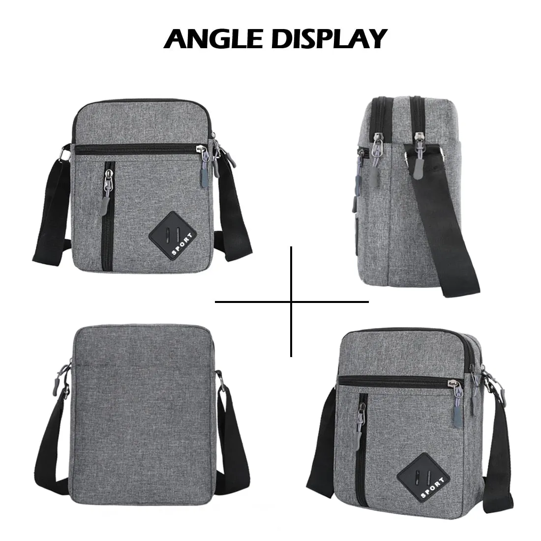 2021 Men's Messenger Bag Crossbody Shoulder Bags Men Small Sling Pack For Work Business Waterproof Oxford Packs Satchel Purse