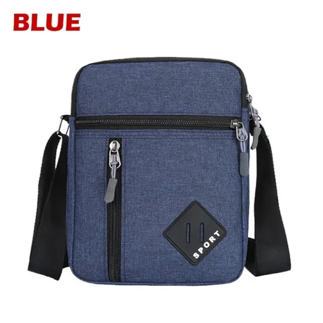 2021 Men's Messenger Bag Crossbody Shoulder Bags Men Small Sling Pack For Work Business Waterproof Oxford Packs Satchel Purse