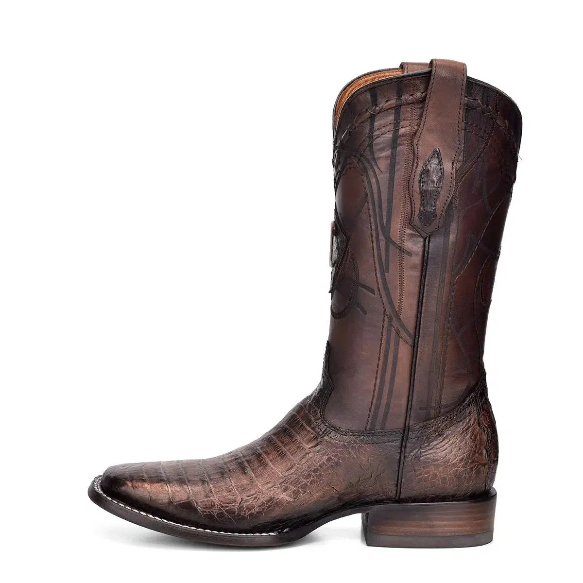 3Z1OFY - Cuadra brown western cowboy rodeo caiman leather boots for men