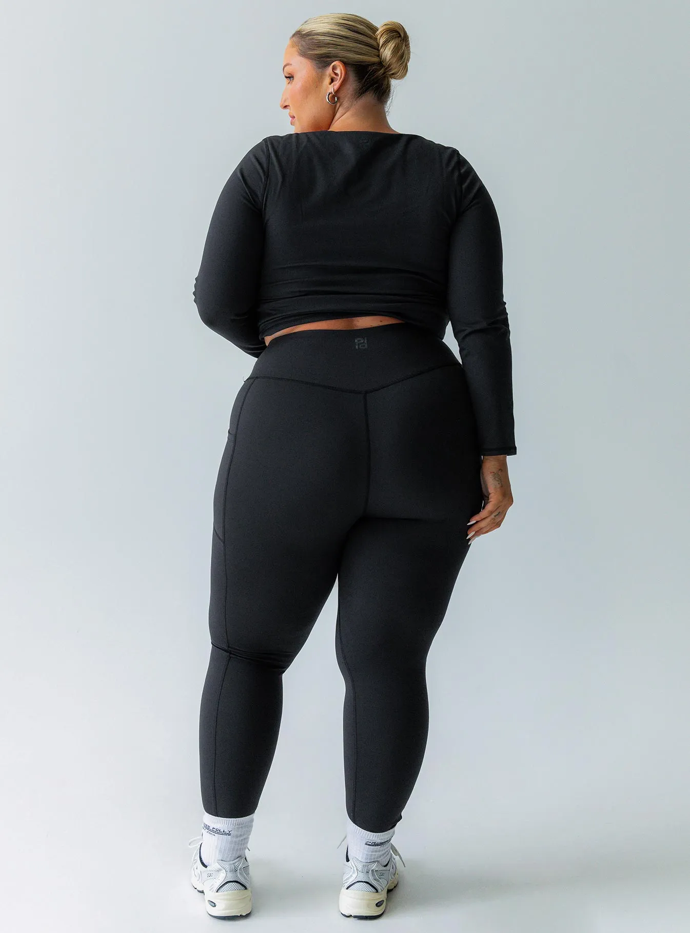 Achieve Activewear Leggings Black Curve