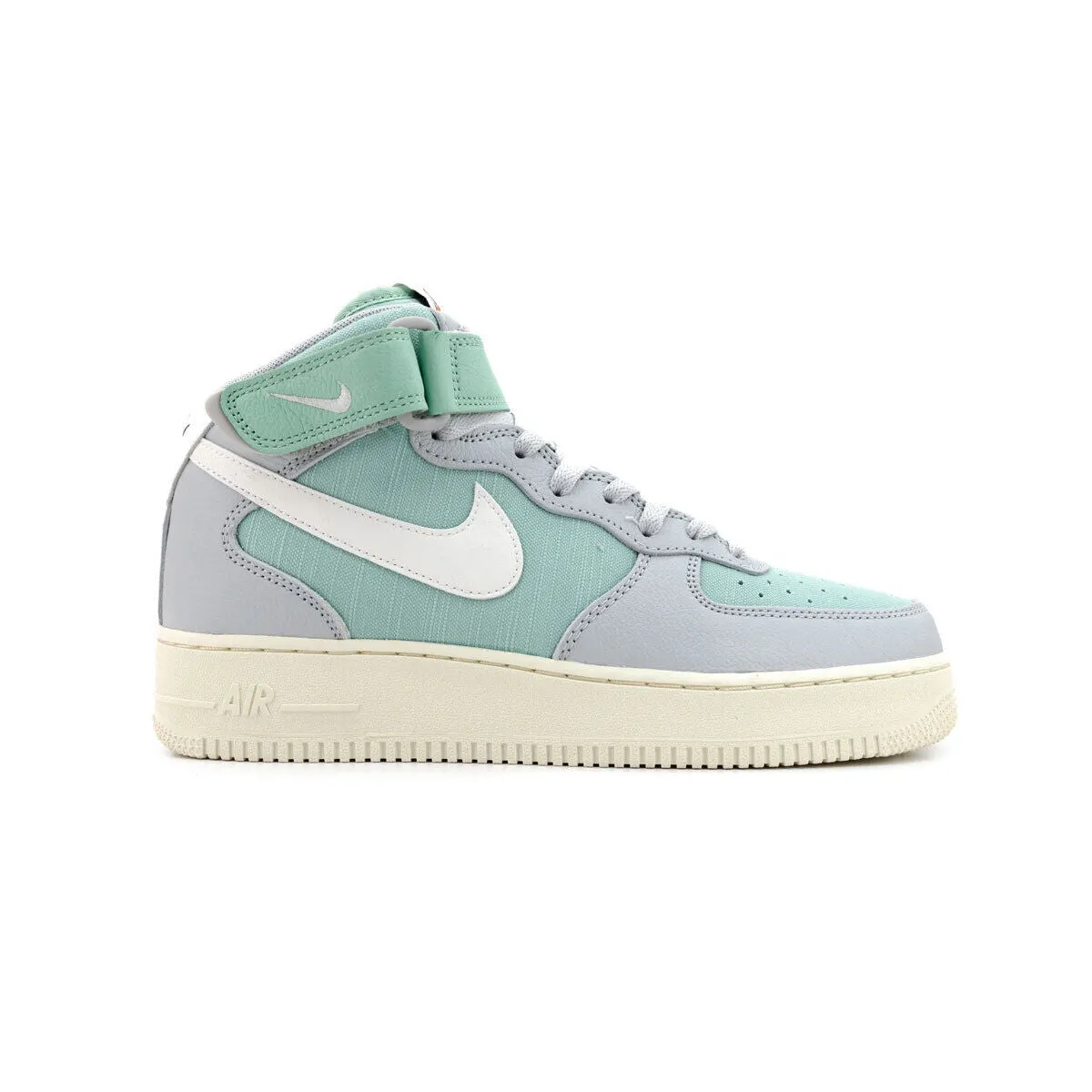 AIR FORCE 1 MID 07 LX GREY FOG SAIL ENAMEL GREEN