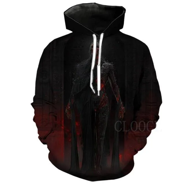 Anime Terror 3D Printed Casual Hoodie Sweatshirt for Men and Women