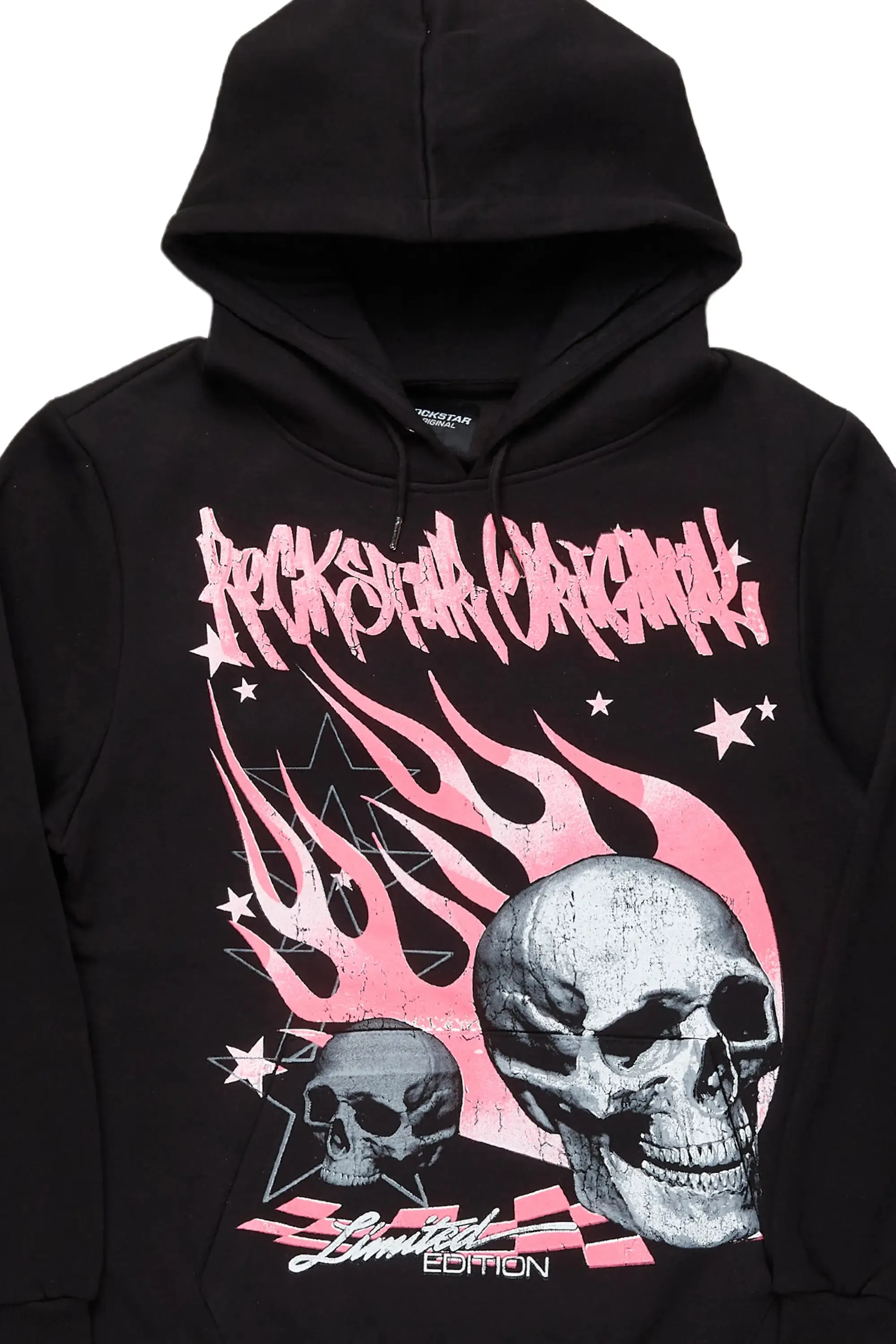 Stylish Anneso Black Graphic Hoodie for Unisex