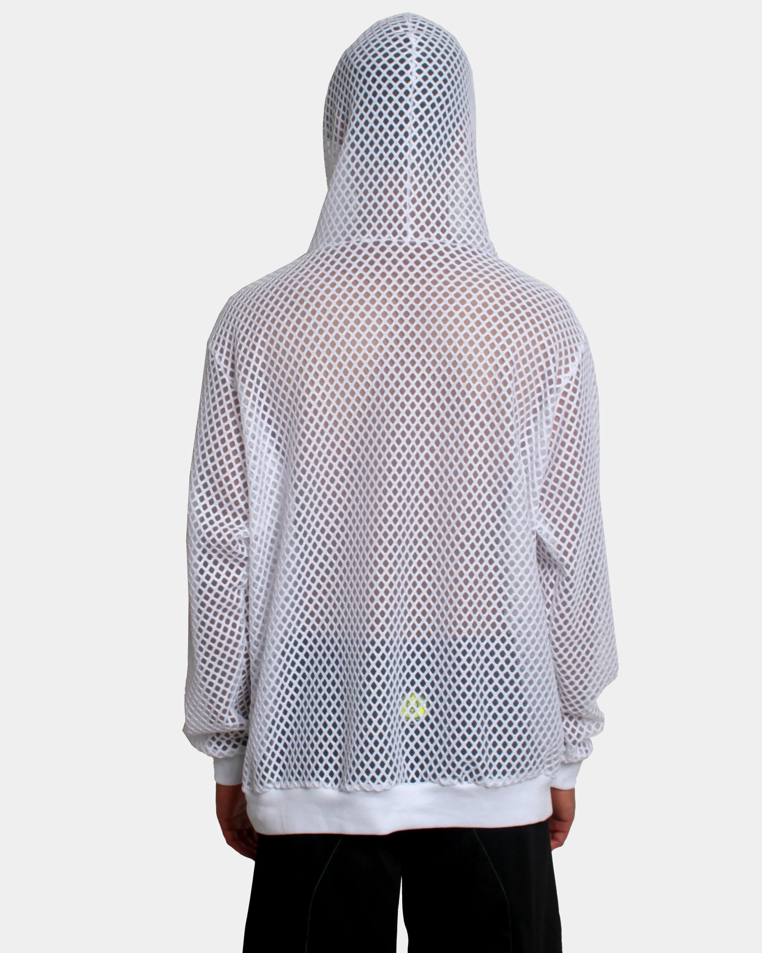 ASTROMESH BALACLAVA HOODIE UNISEX WHITE / WHITE