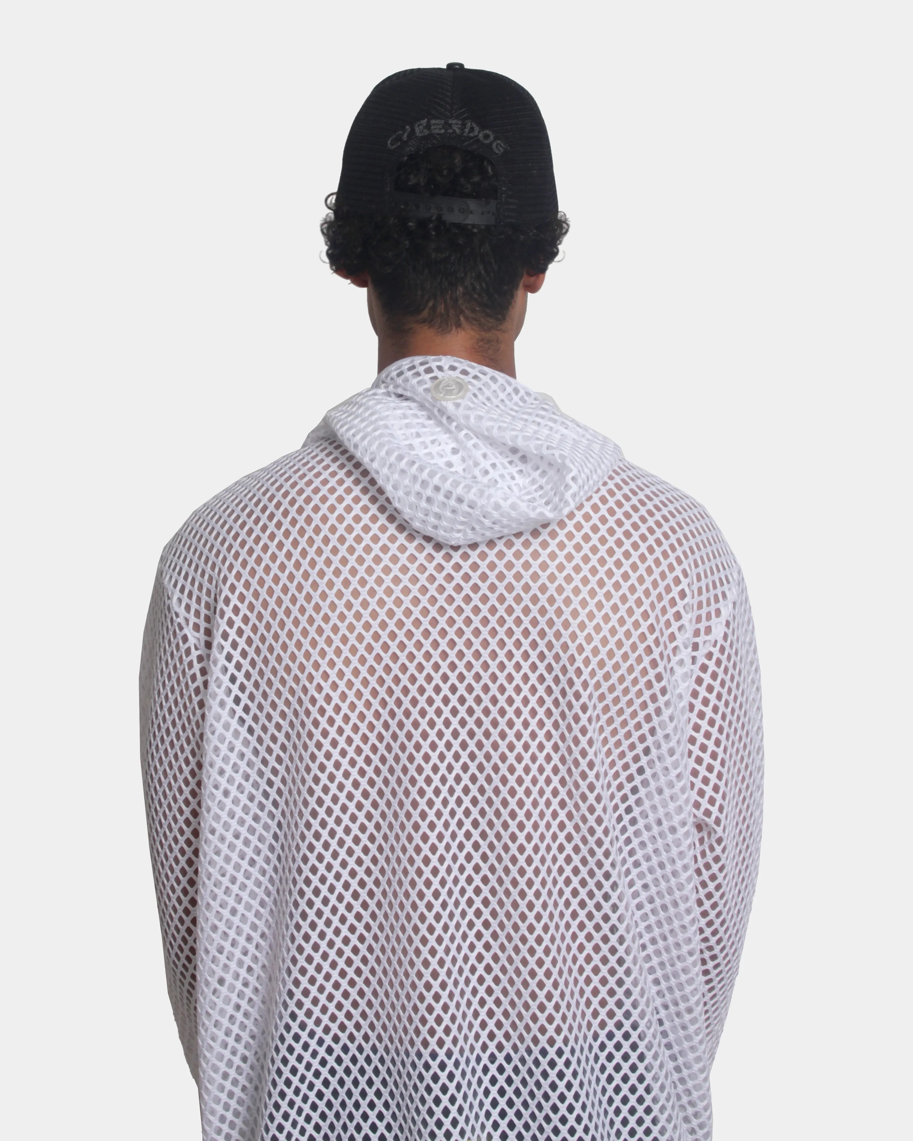 ASTROMESH BALACLAVA HOODIE UNISEX WHITE / WHITE