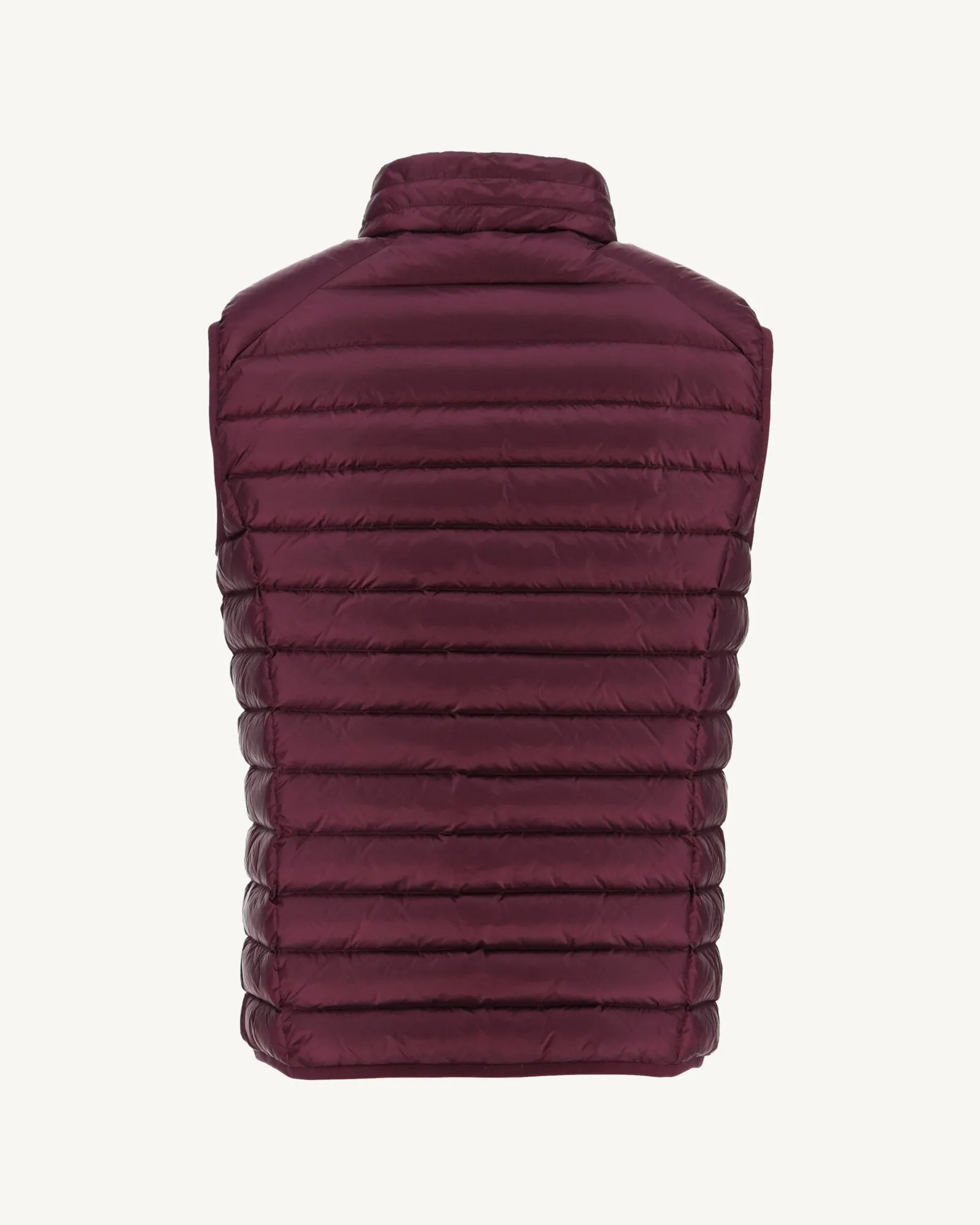 Aubergine Sleeveless down jacket Tom