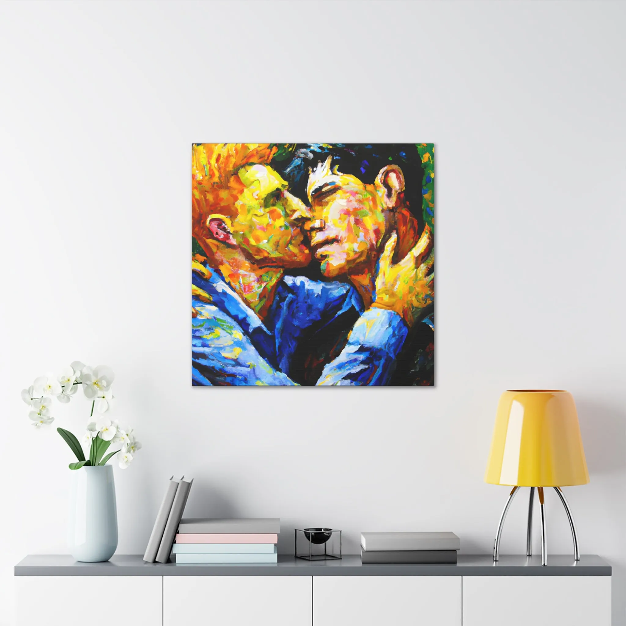 AuroraFlux - Gay Couple Wall Art