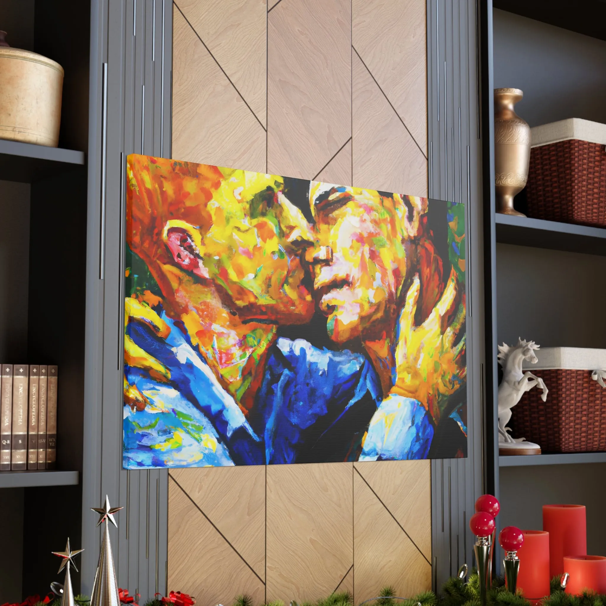 AuroraFlux - Gay Couple Wall Art