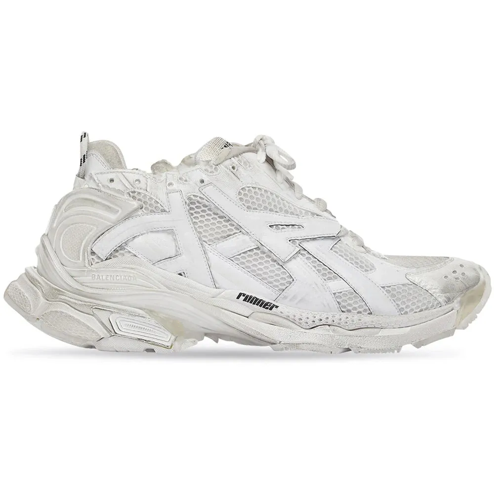 Balenciaga Runner Leather Free White