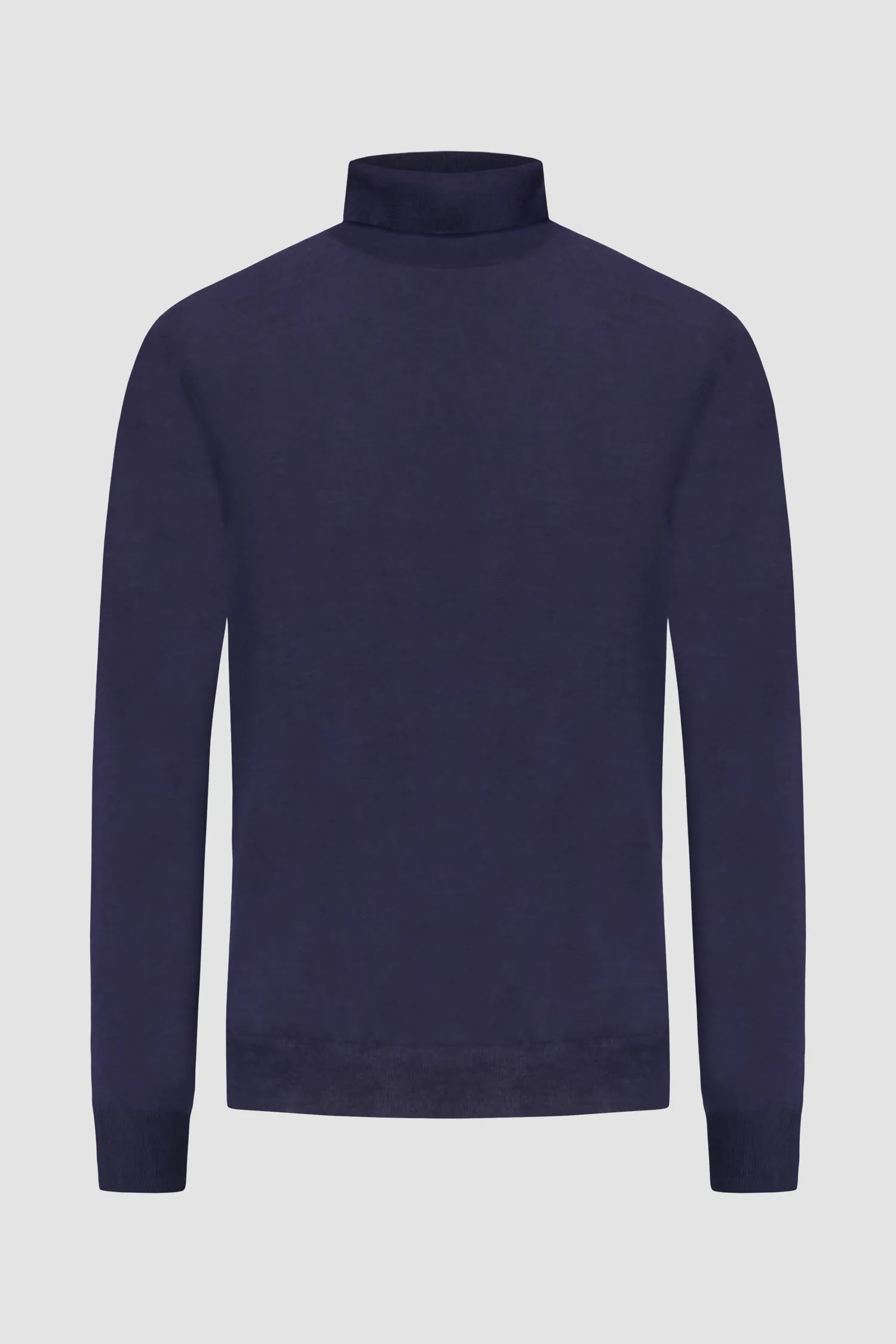 Barba Napoli Navy High Neck Ciclista Sweater