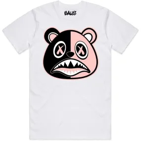 BAWS Men Salmon Reverse Yayo Baws T-Shirt (White)