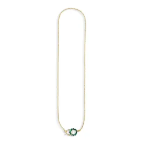 Bermuda Malachite Necklace Gold