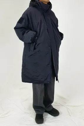 Black Mens Long Puffers Parkas Winter Outerwear Outfits Coats