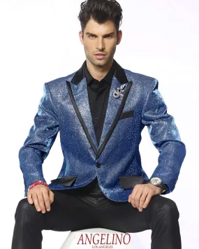 Blazer for men, Lucio Blue - Tuxedo - prom - Wedding