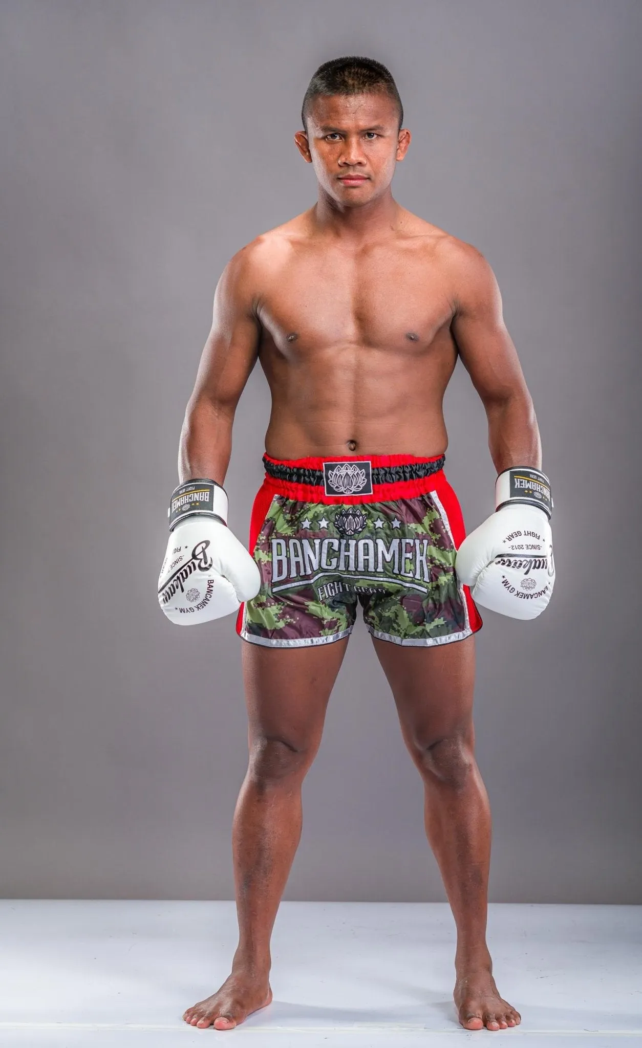 Buakaw Shorts BFG5-2 CAMO RED