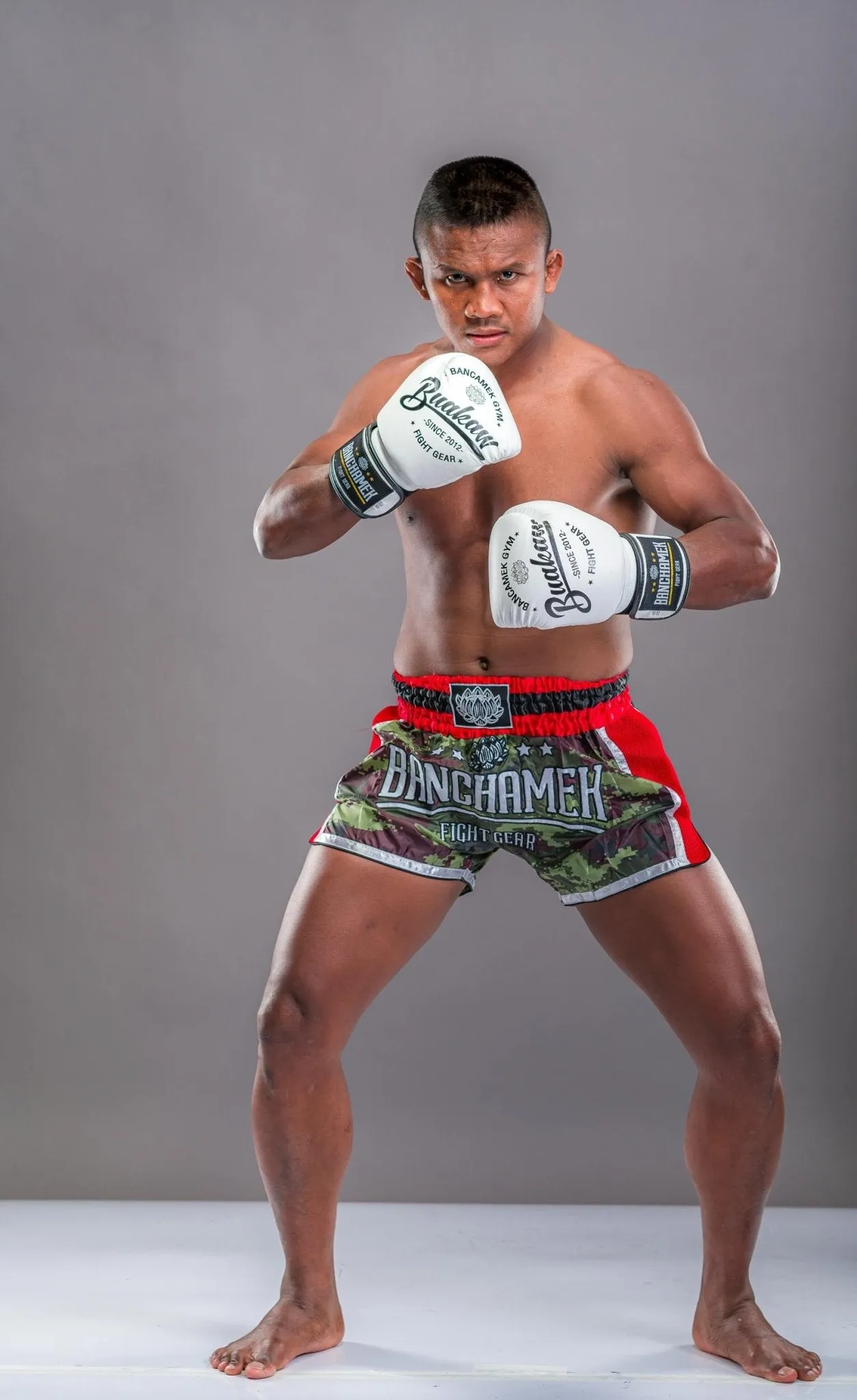 Buakaw Shorts BFG5-2 CAMO RED