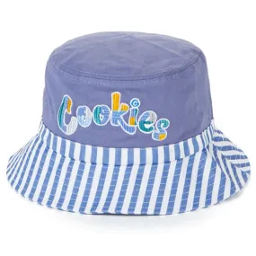 Cookies SF Men Montauk Canvas Bucket Hat (Slate Blue)