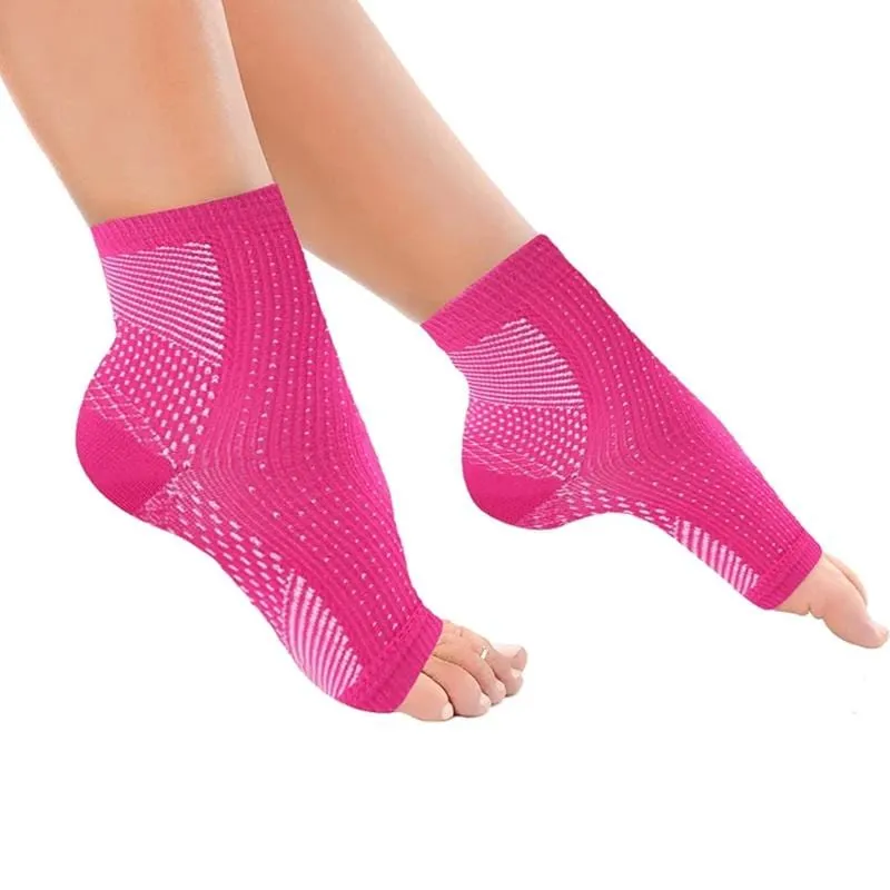 Copper-Infused Plantar Fasciitis Foot Sleeves (1-Pair)