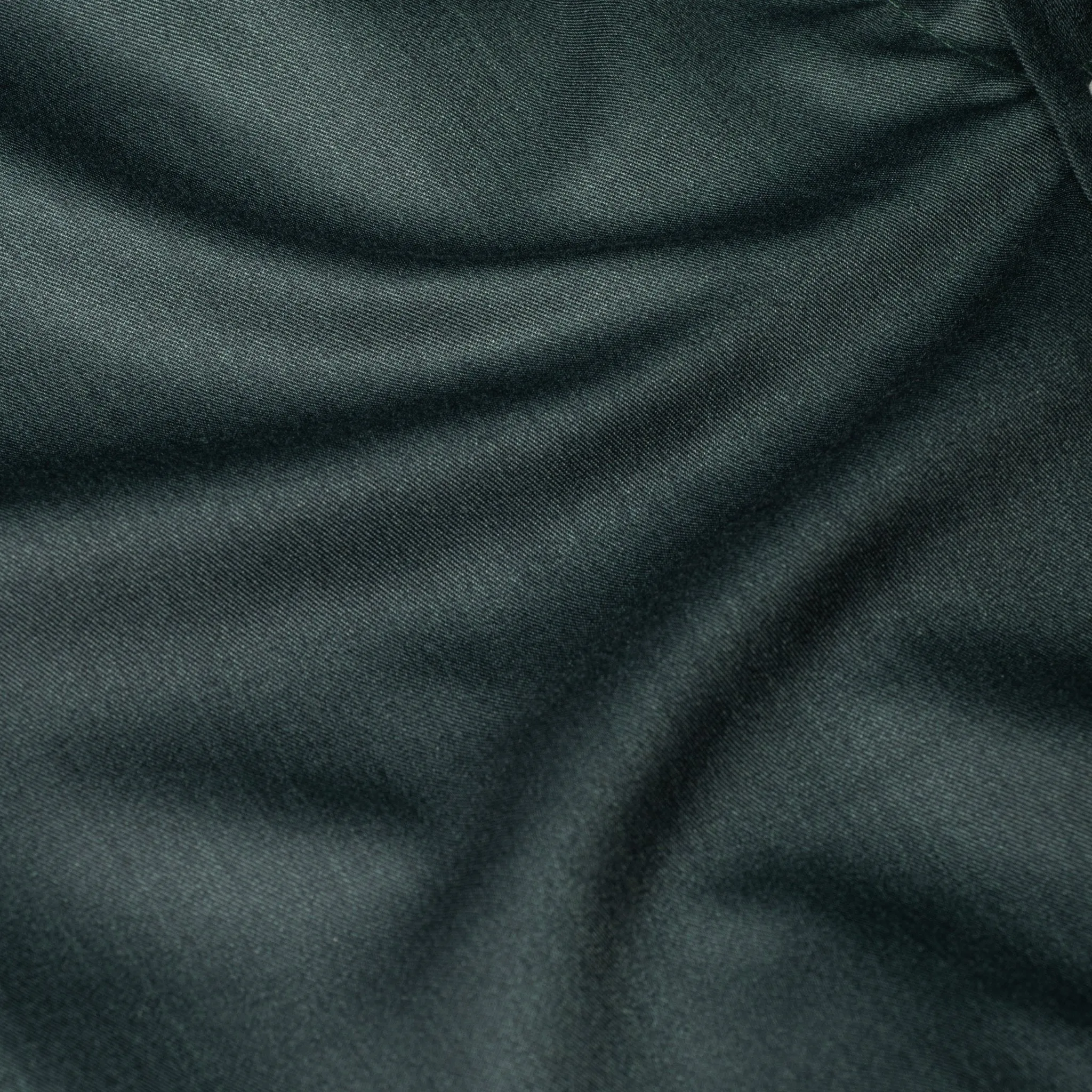 Dark Green Soft Satin Cotton Shirt For Men