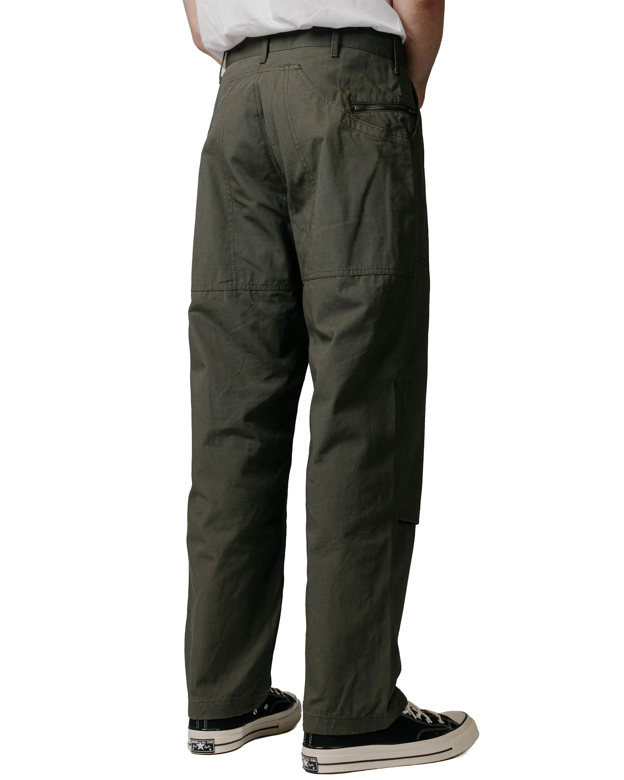 Engineered Garments Climbing Pant Olive Heavyweight Cotton Ripstop