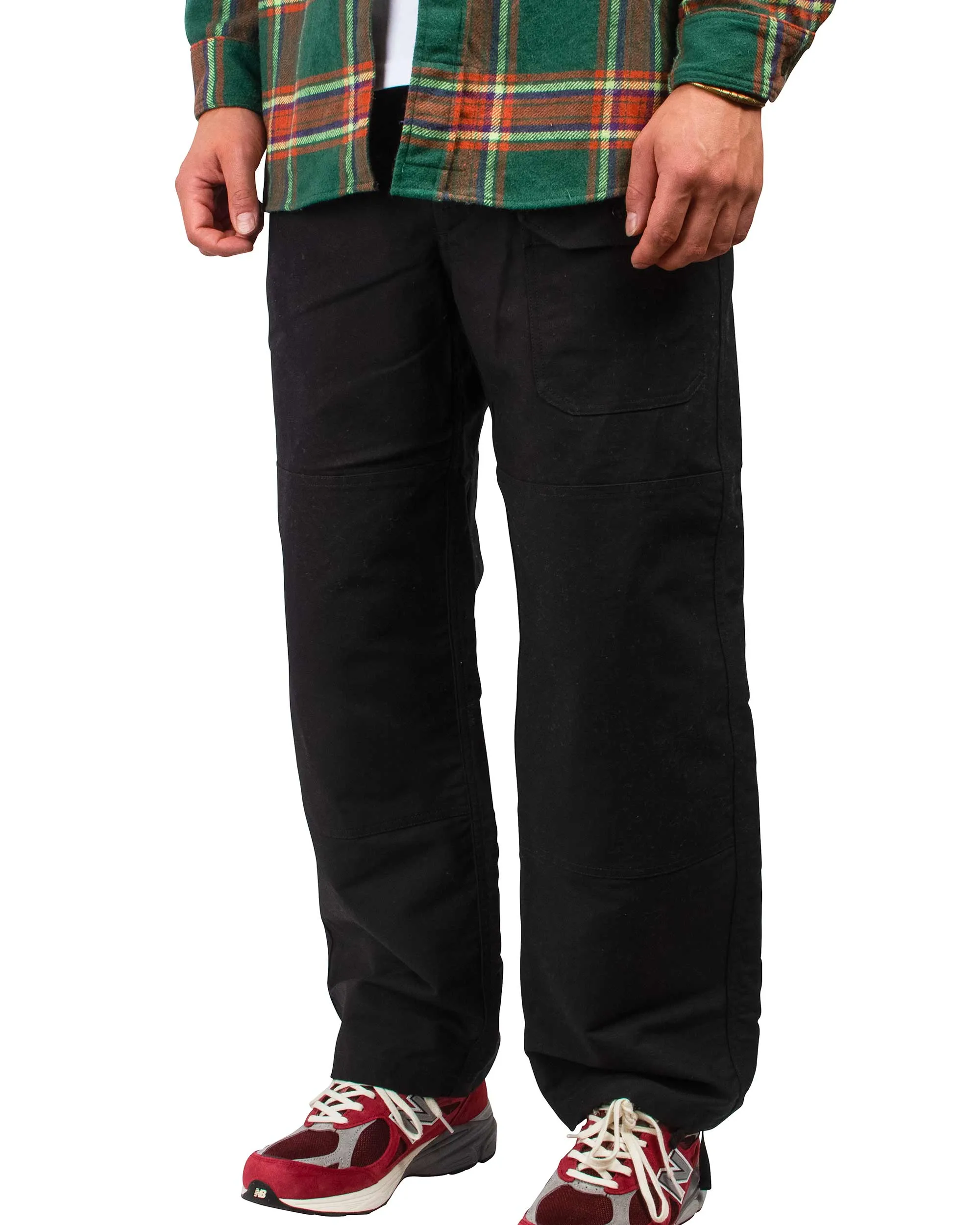 Engineered Garments Deck Pant Black Cotton Double Cloth