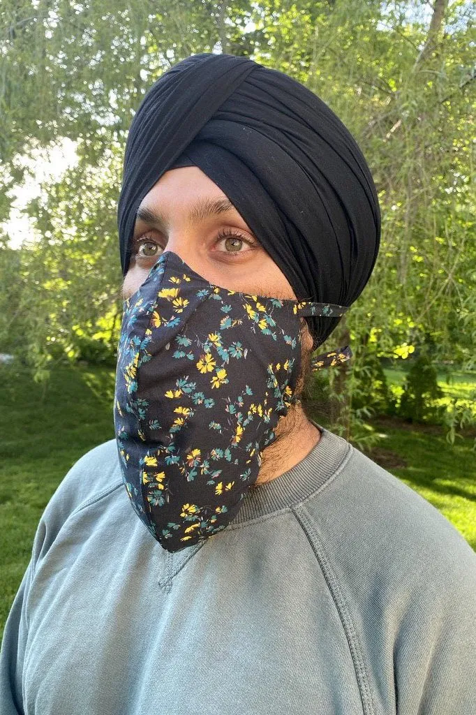 Floral Beard Mask