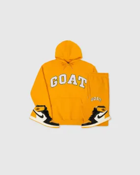 GOAT Arch Logo Chenille Sweatsuit (Yellow Toe)