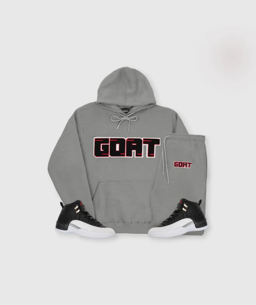 GOAT Classic Chenille Sweatsuit (Playoff Grey)