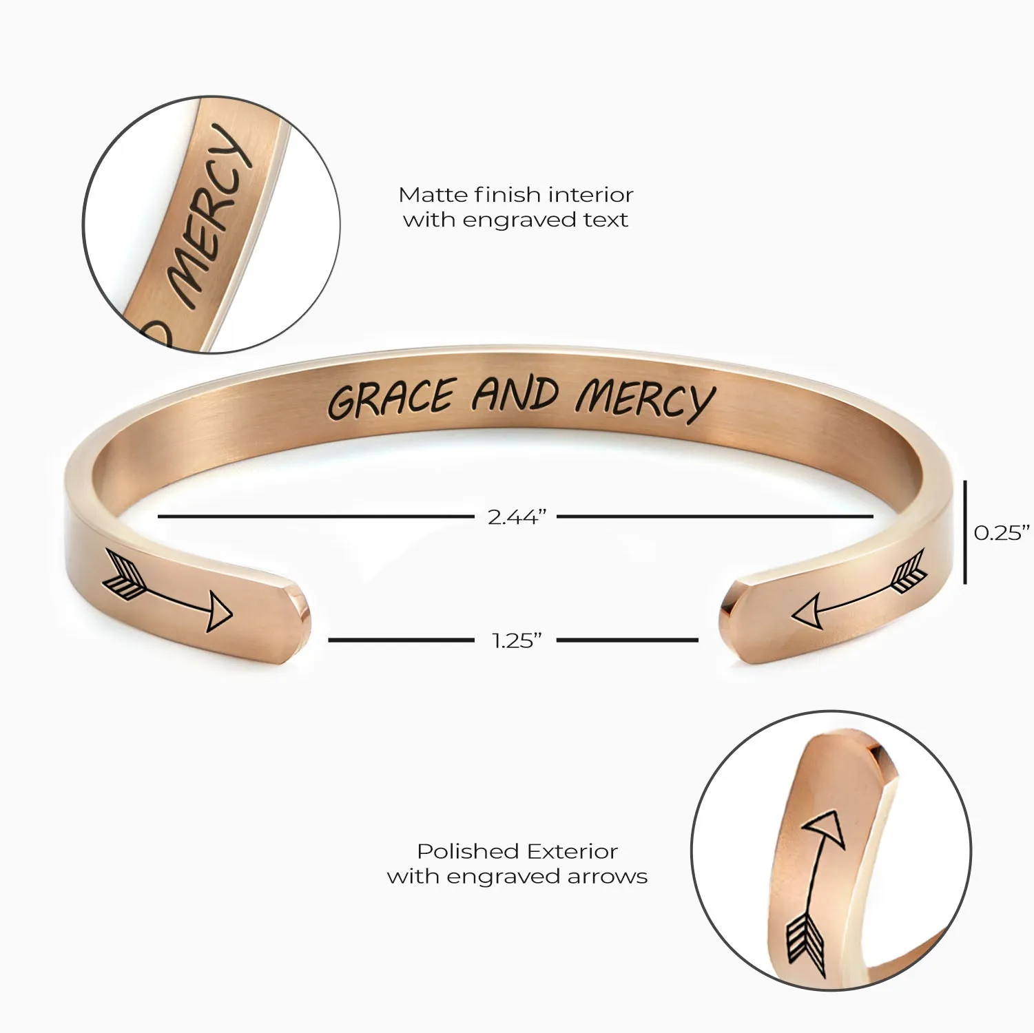 Grace and Mercy Cuff Bracelet