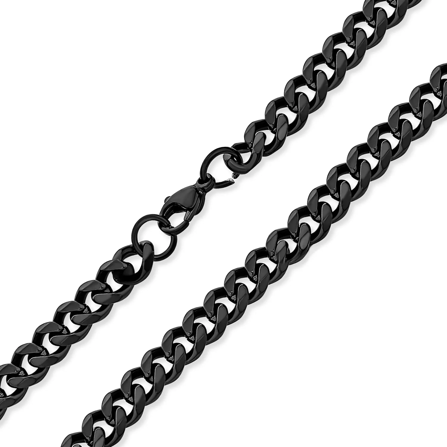 Heavy Duty Curb Chain Necklace Mens Gold Plated Stainless Steel 24 Inch 10 MM