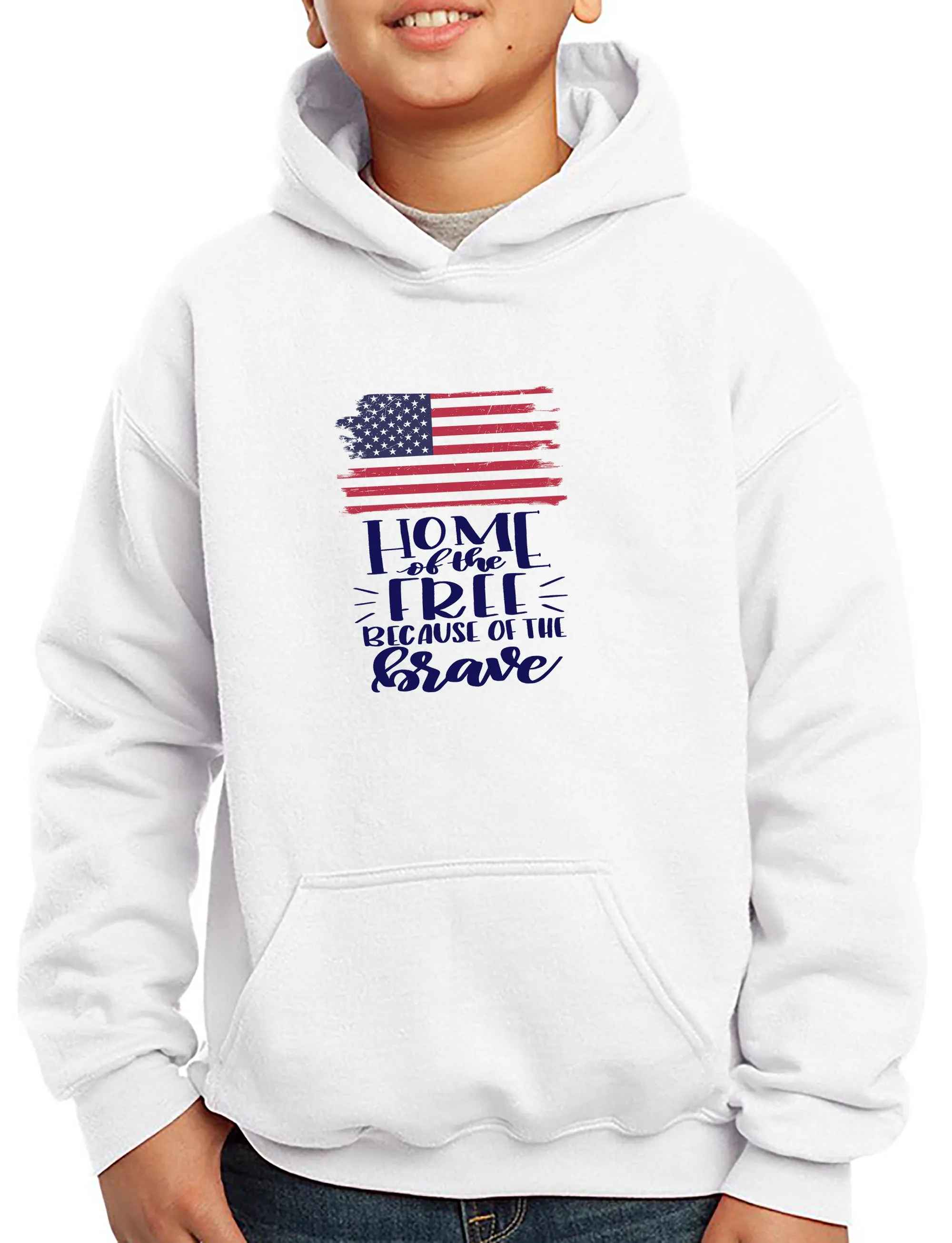 Home of the Free Because of the Brave YOUTH T-Shirt/Hoodie