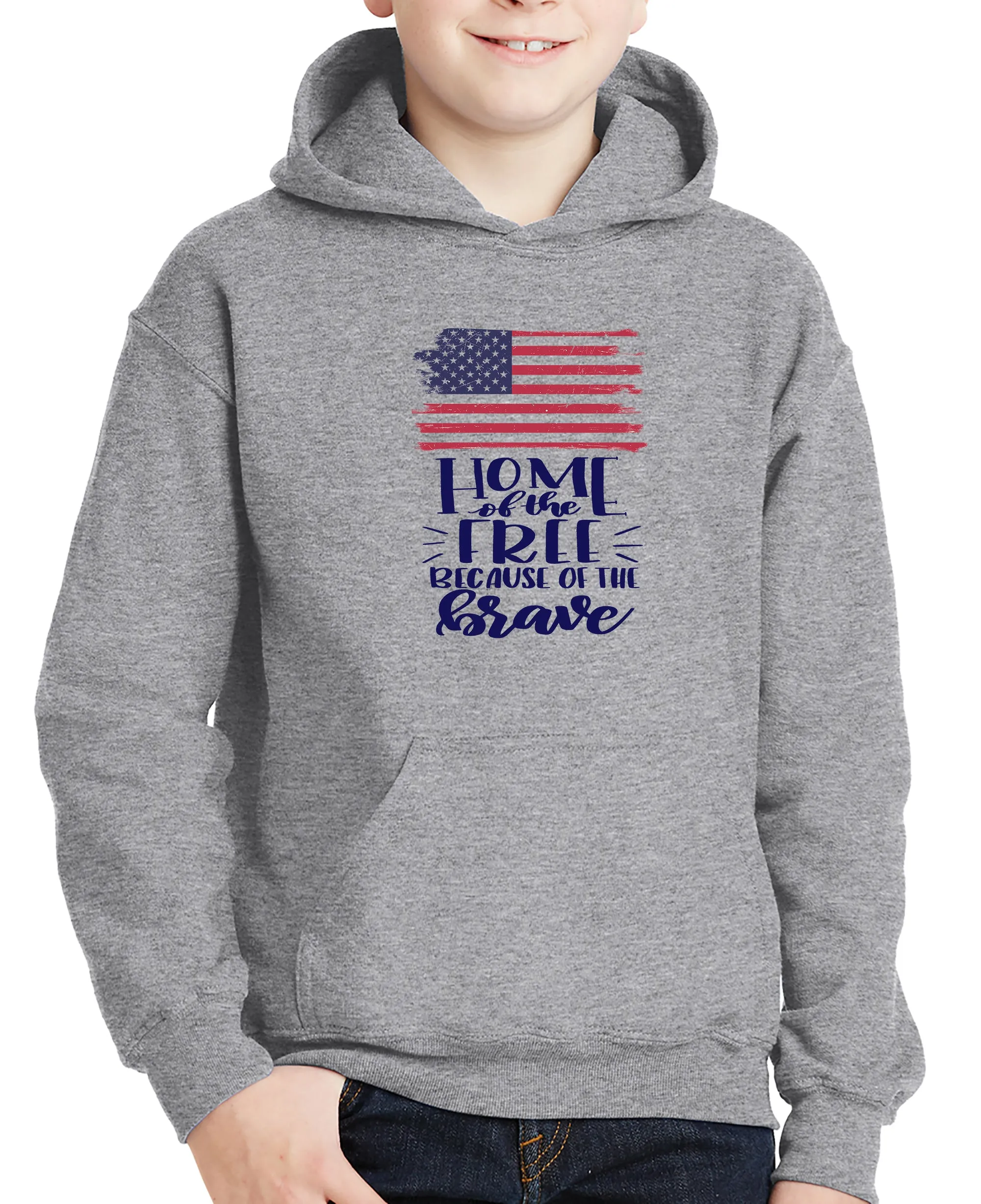 Home of the Free Because of the Brave YOUTH T-Shirt/Hoodie