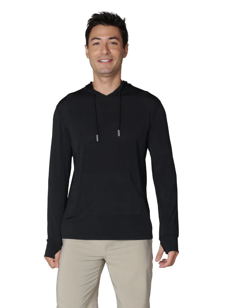 Long-sleeve mesh hoodie, active Sunshirt