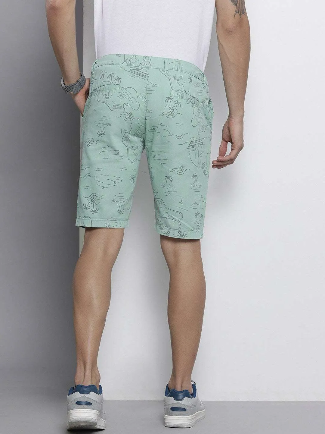 Men Abstract Shorts