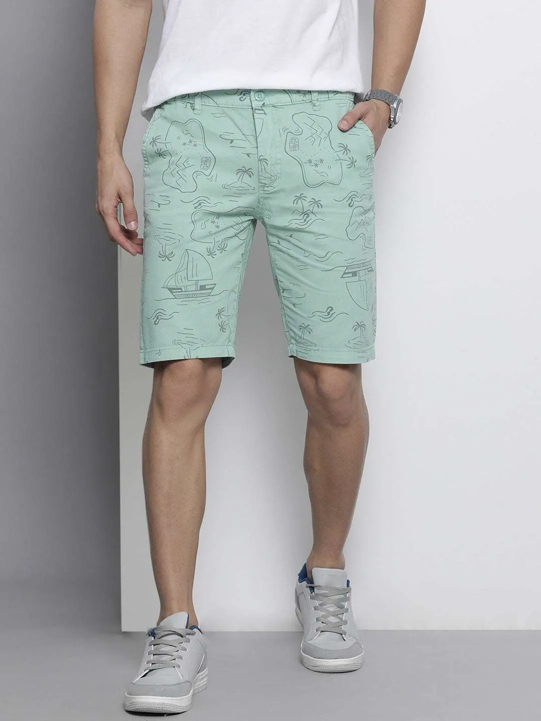 Men Abstract Shorts