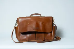 Men Work Industrial Leather Tote