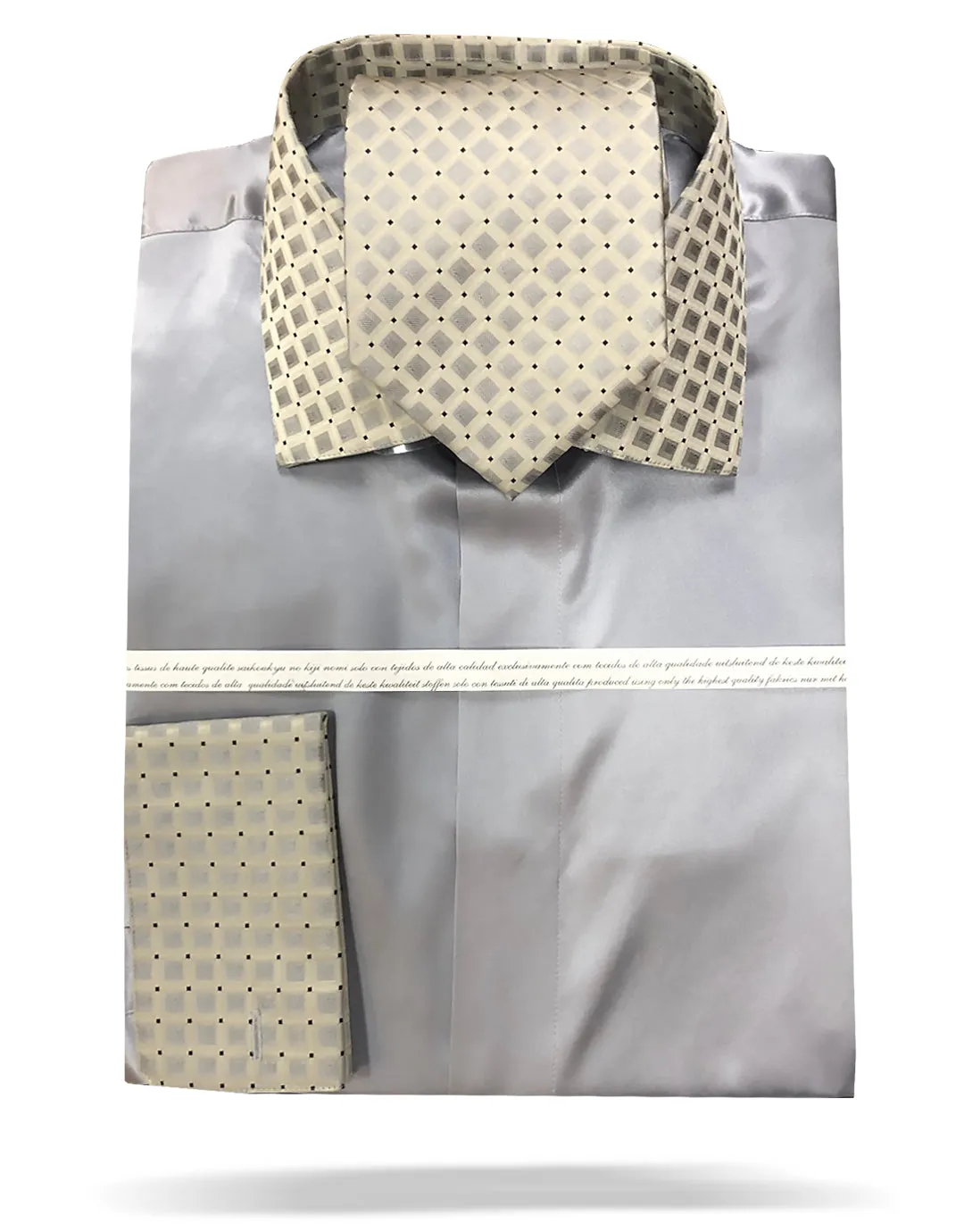 Men's Fashion Silk Shirt 153F