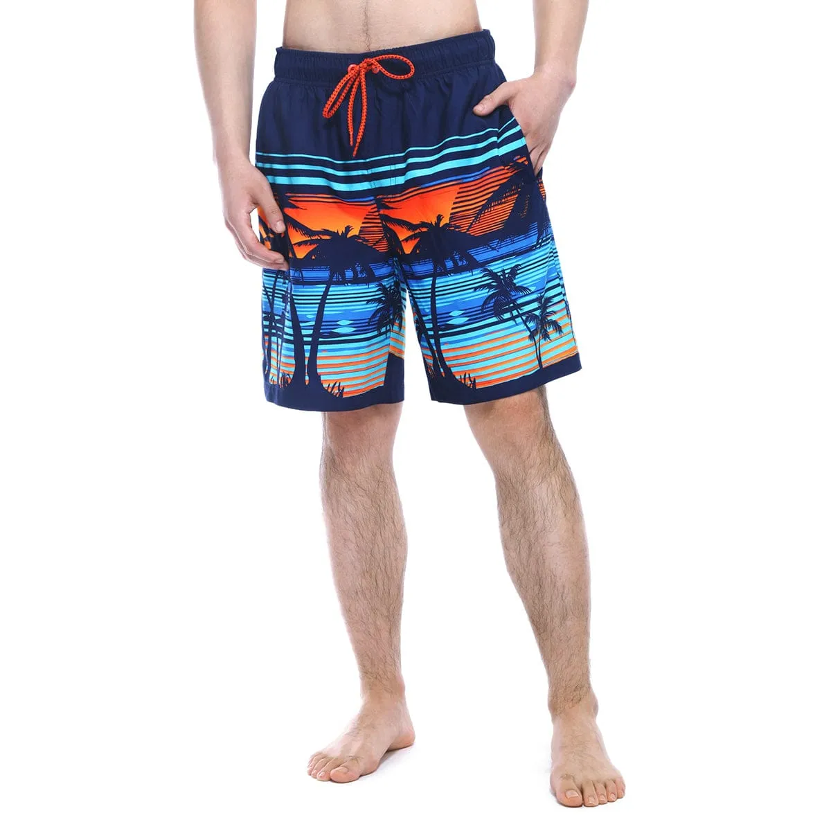 Men's Quick Dry Mesh Lined Swim Trunks