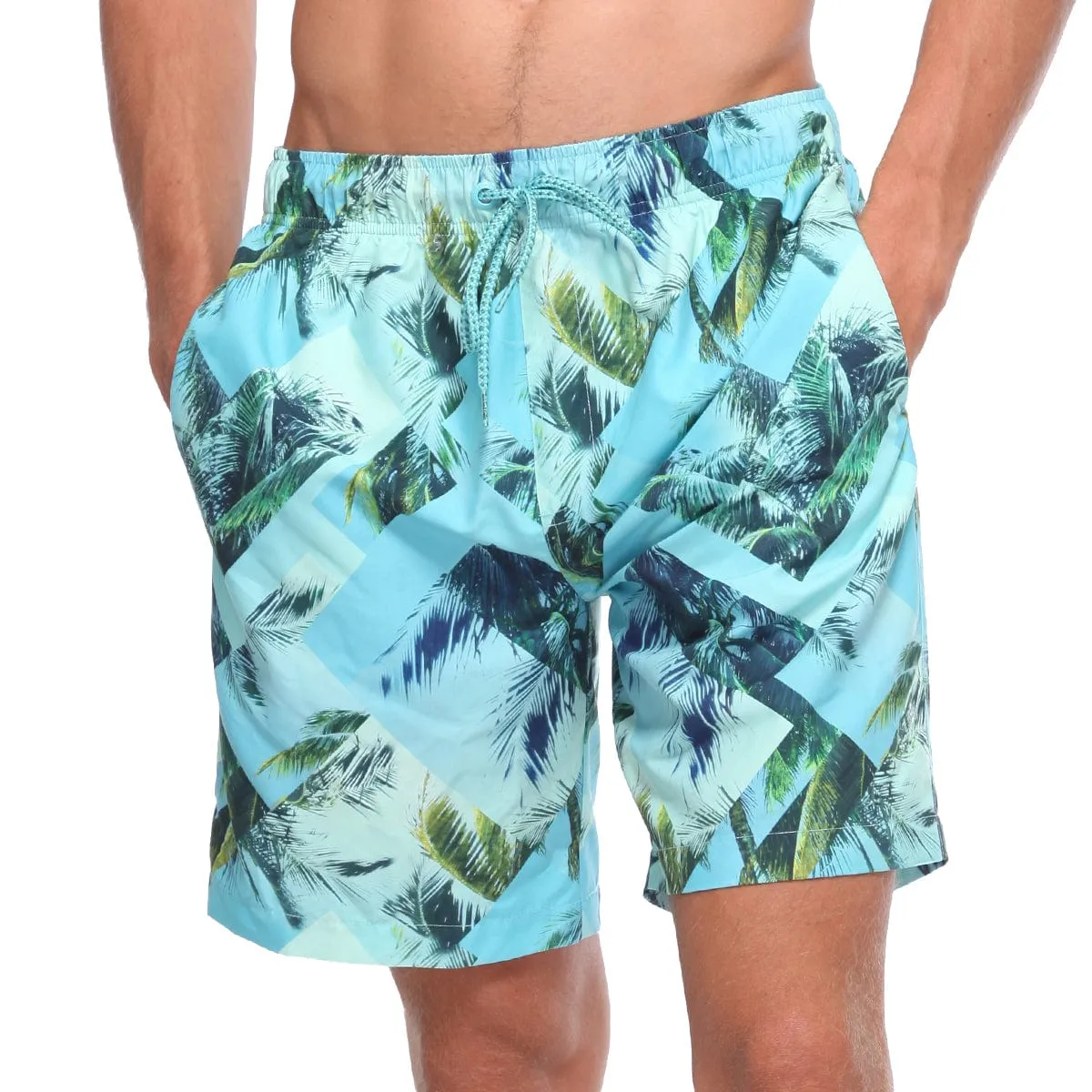 Men's Quick Dry Mesh Lined Swim Trunks