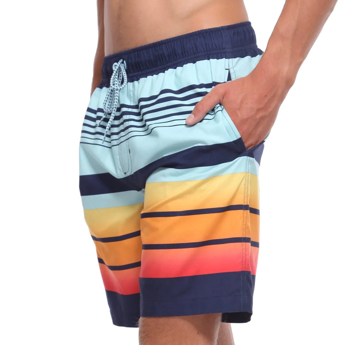 Men's Quick Dry Mesh Lined Swim Trunks