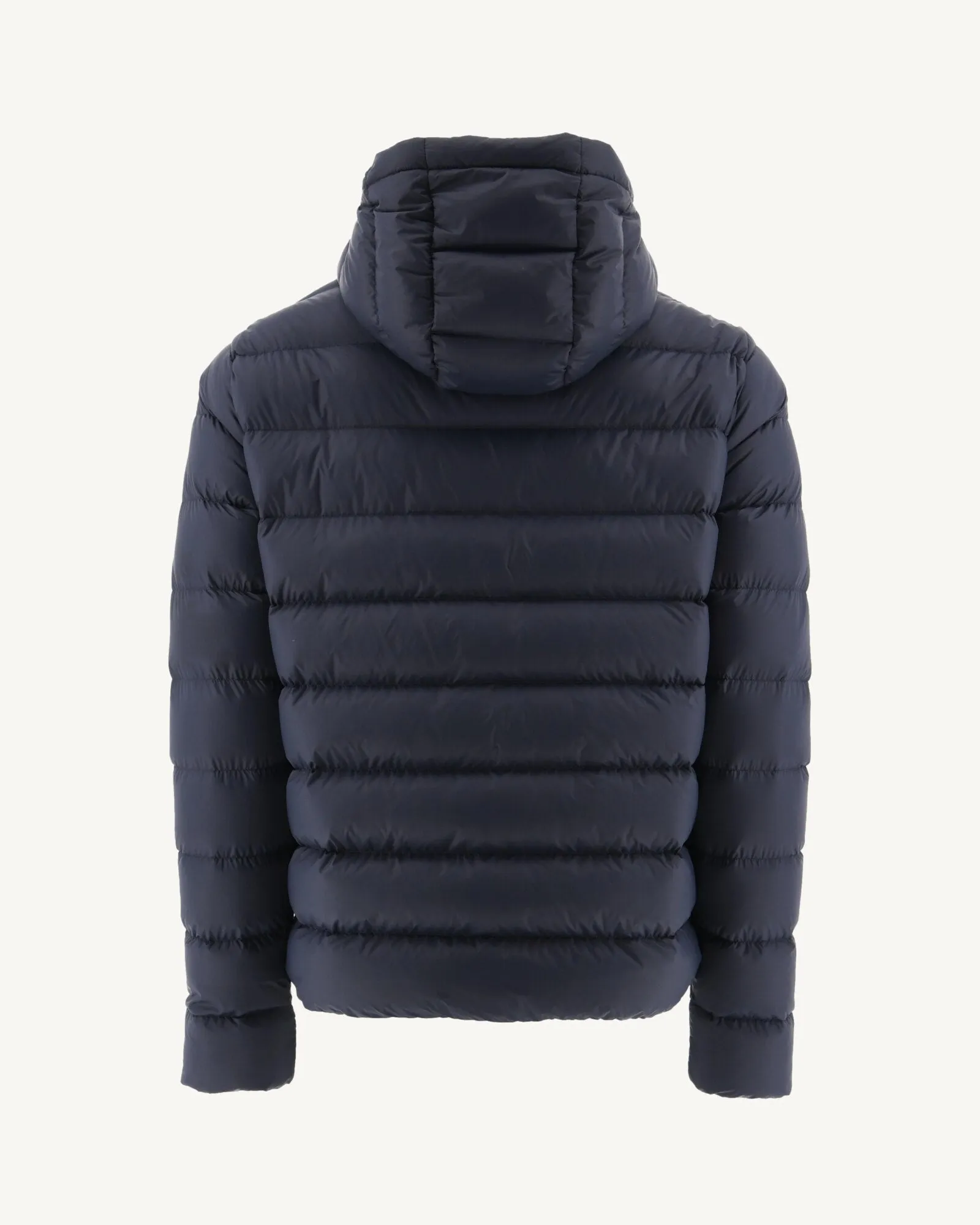 Navy Jorge hooded puffer jacket