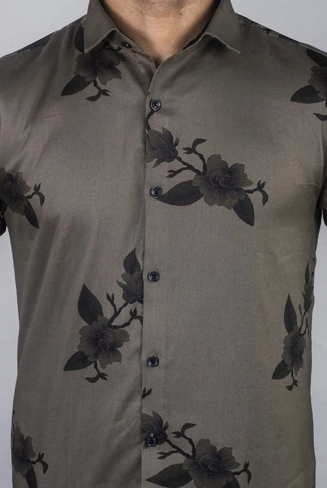 Printed Shirts for Men - Lush Green Twill Print | Buy Now