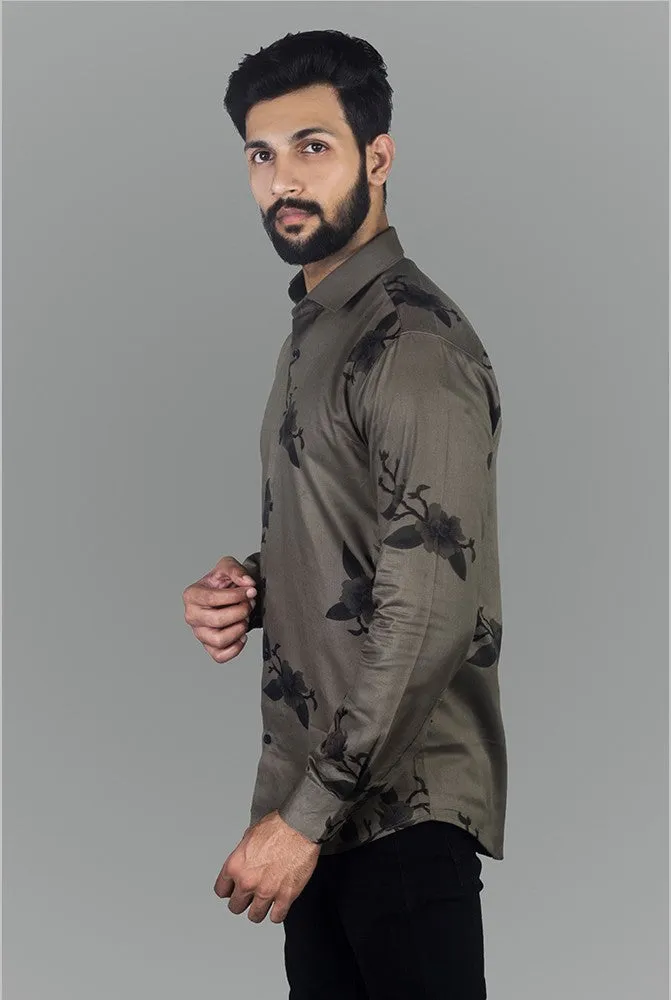 Printed Shirts for Men - Lush Green Twill Print | Buy Now