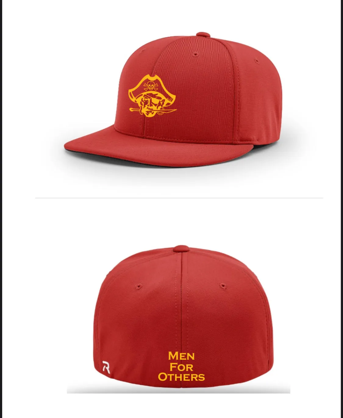 Red Marauder Fitted Baseball Cap