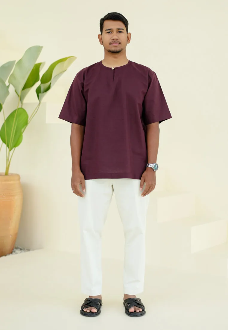 Shirt Men (Burgundy)