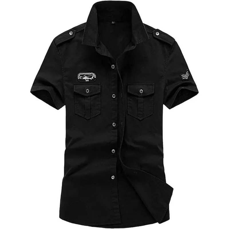 Short Sleeve Army Tactical Shirt Cargo ma-1 Air Force Shirts