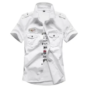 Short Sleeve Army Tactical Shirt Cargo ma-1 Air Force Shirts