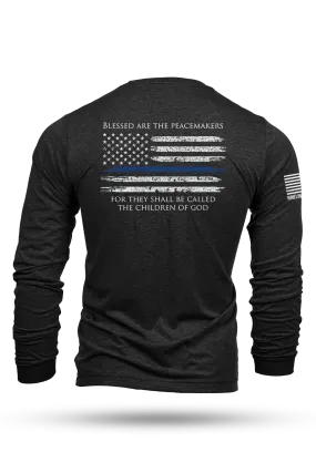 Thin Blue Line - Long-Sleeve T-Shirt